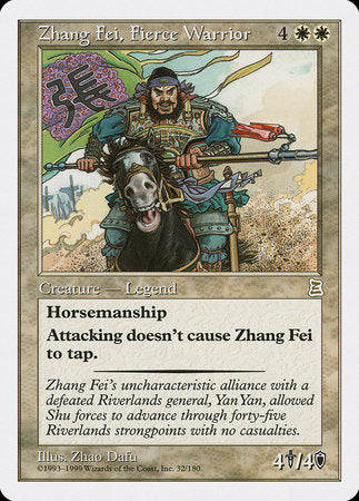 Zhang Fei, Fierce Warrior [Portal Three Kingdoms] | Eastridge Sports Cards & Games