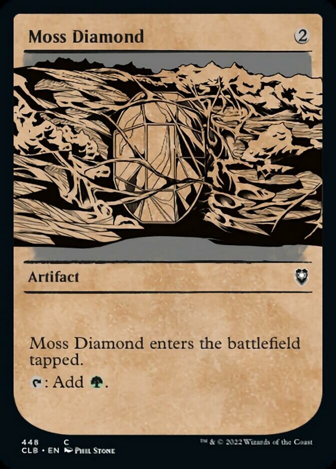 Moss Diamond (Showcase) [Commander Legends: Battle for Baldur's Gate] | Eastridge Sports Cards & Games