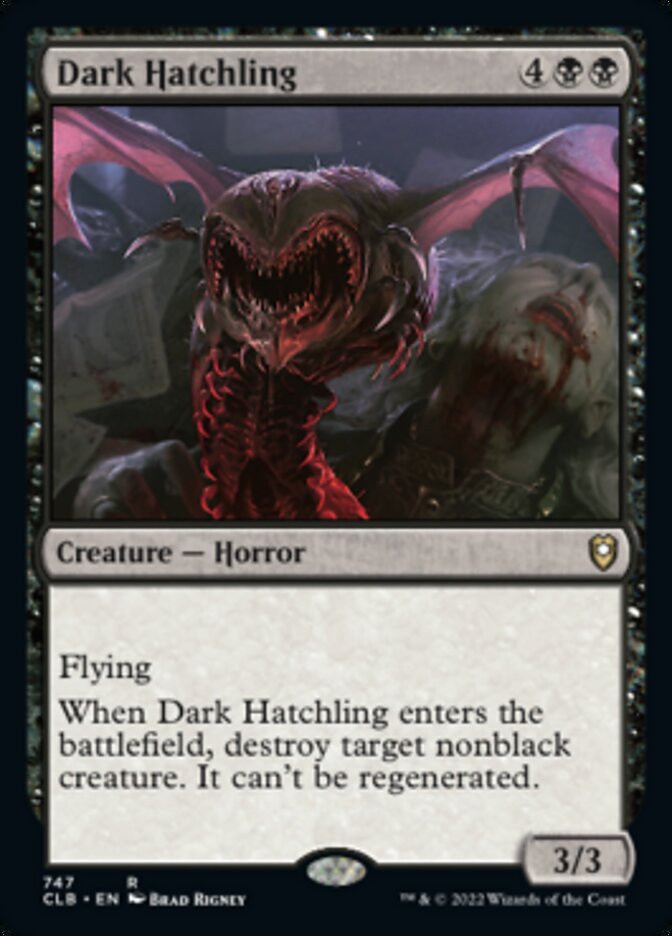 Dark Hatchling [Commander Legends: Battle for Baldur's Gate] | Eastridge Sports Cards & Games