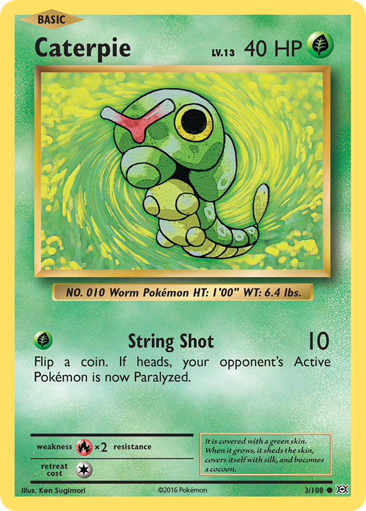 Caterpie (3/108) [XY: Evolutions] | Eastridge Sports Cards & Games