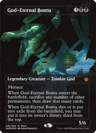 God-Eternal Bontu SDCC 2019 EXCLUSIVE [San Diego Comic-Con 2019] | Eastridge Sports Cards & Games