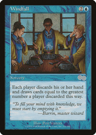 Windfall [Urza's Saga] | Eastridge Sports Cards & Games