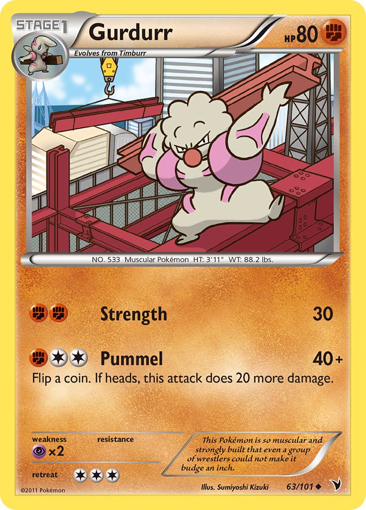 Gurdurr (63/101) [Black & White: Noble Victories] | Eastridge Sports Cards & Games
