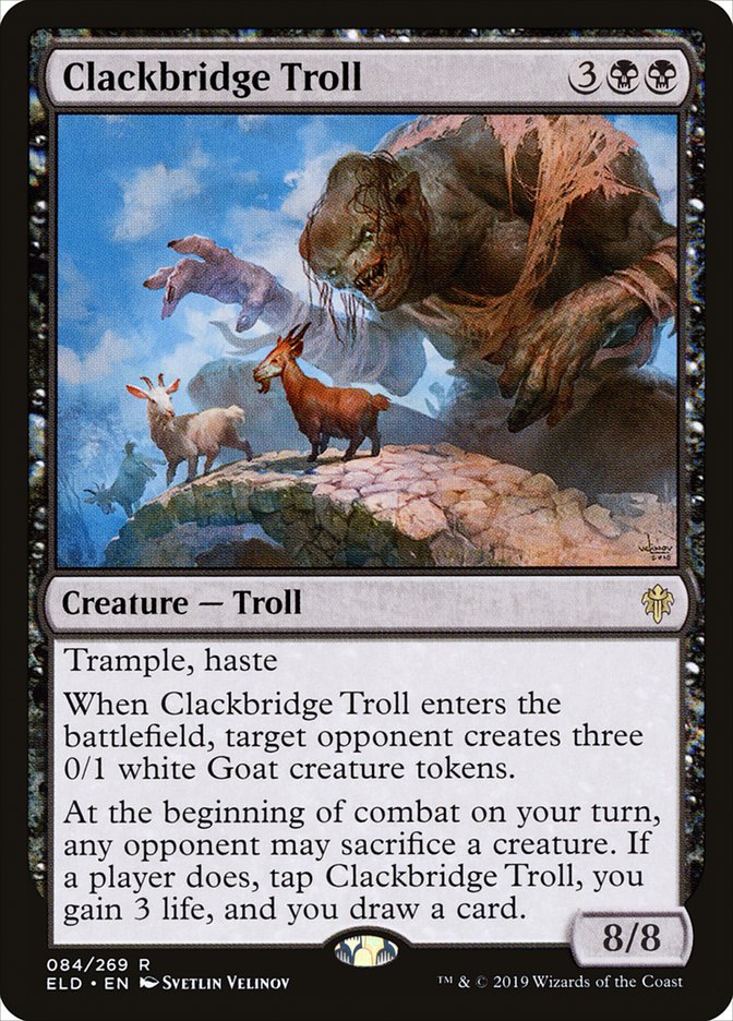 Clackbridge Troll [Throne of Eldraine] | Eastridge Sports Cards & Games