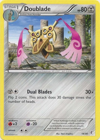 Doublade (14/30) [XY: Trainer Kit 1 - Bisharp] | Eastridge Sports Cards & Games