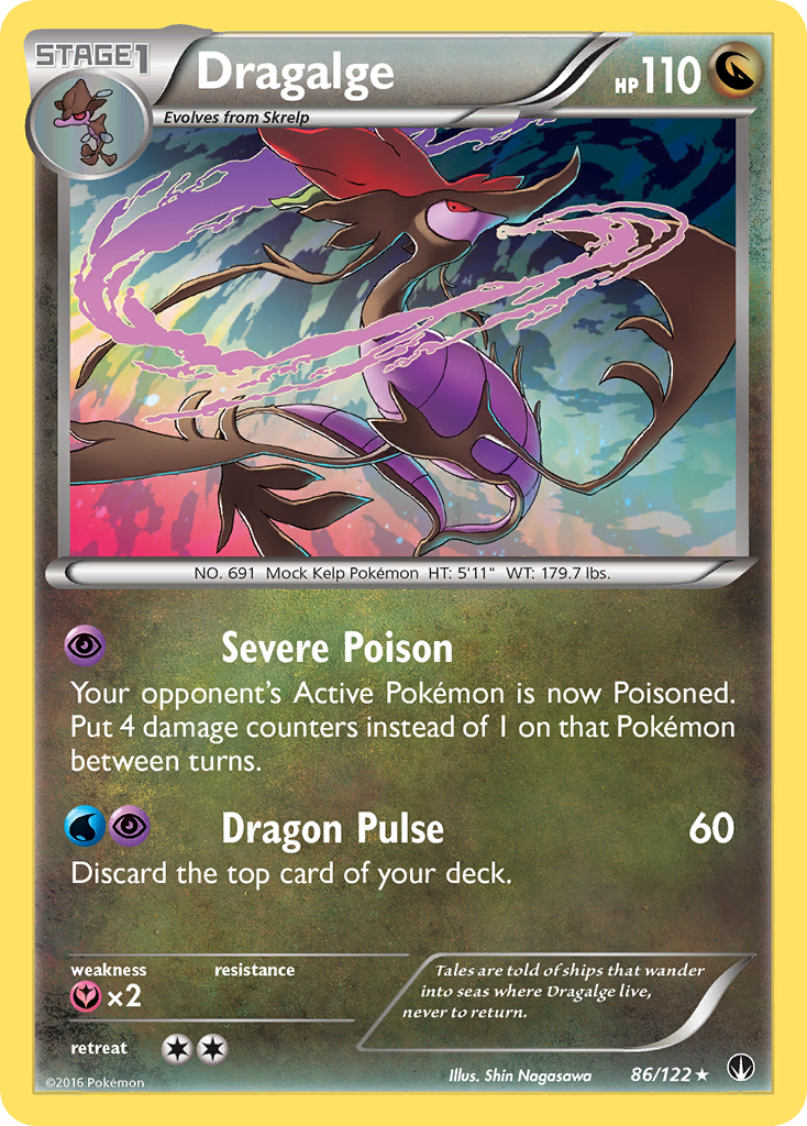 Dragalge (86/122) [XY: BREAKpoint] | Eastridge Sports Cards & Games