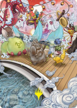 March of Otherworldly Light Art Card (Gold-Stamped Signature) [Kamigawa: Neon Dynasty Art Series] | Eastridge Sports Cards & Games