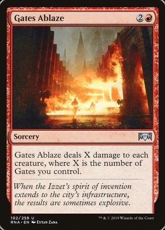 Gates Ablaze [Ravnica Allegiance] | Eastridge Sports Cards & Games