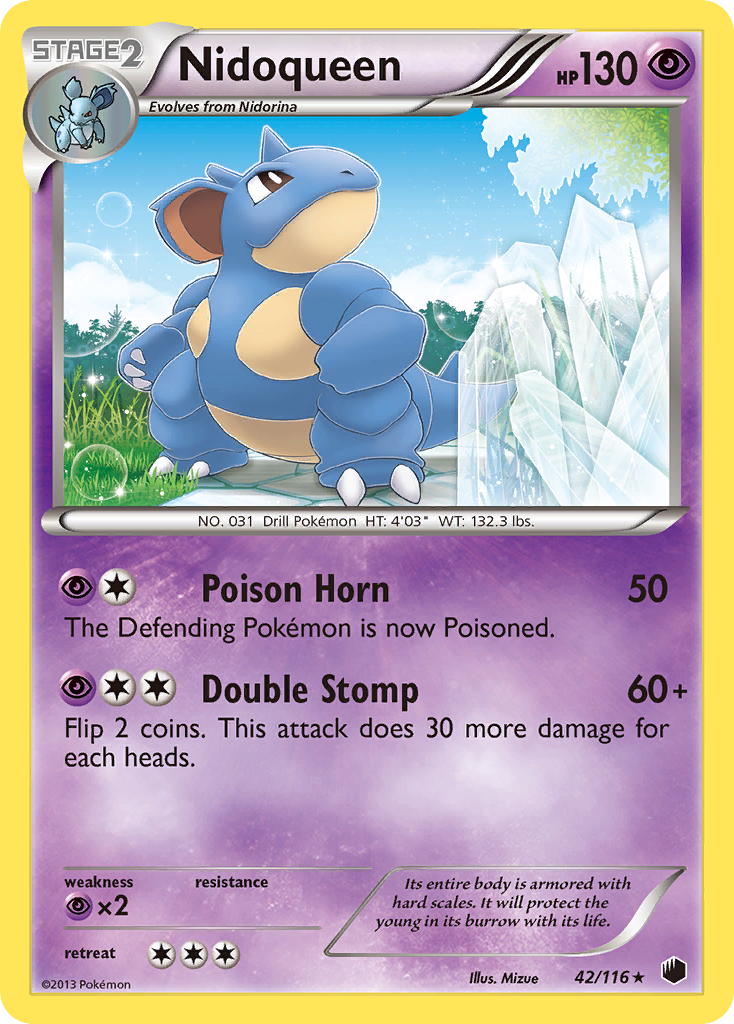 Nidoqueen (42/116) [Black & White: Plasma Freeze] | Eastridge Sports Cards & Games