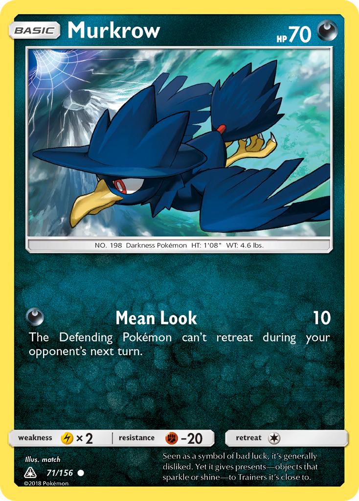 Murkrow (71/156) [Sun & Moon: Ultra Prism] | Eastridge Sports Cards & Games