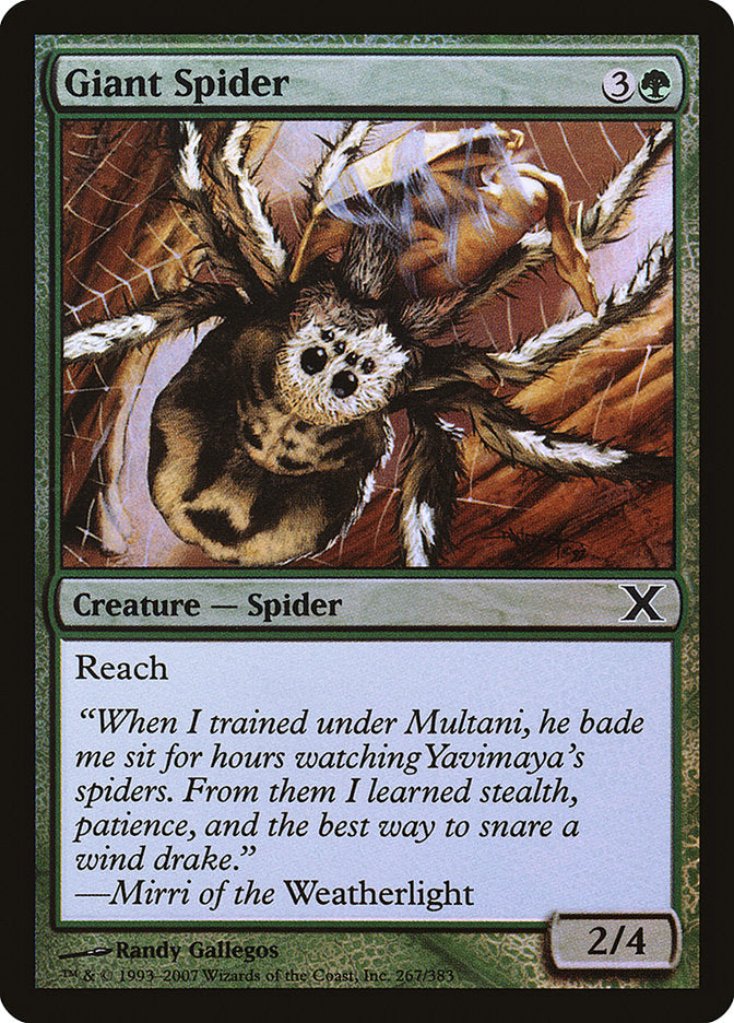 Giant Spider (Premium Foil) [Tenth Edition] | Eastridge Sports Cards & Games