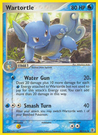 Wartortle (50/112) [EX: FireRed & LeafGreen] | Eastridge Sports Cards & Games