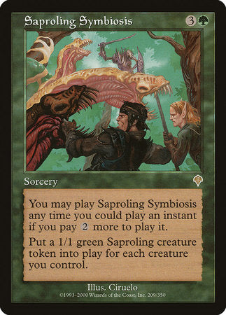 Saproling Symbiosis [Invasion] | Eastridge Sports Cards & Games