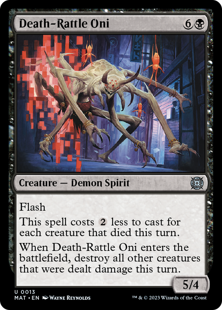 Death-Rattle Oni [March of the Machine: The Aftermath] | Eastridge Sports Cards & Games