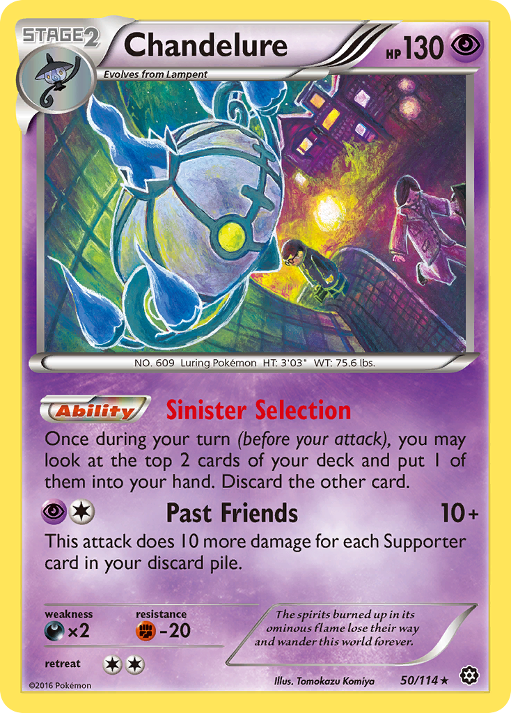 Chandelure (50/114) [XY: Steam Siege] | Eastridge Sports Cards & Games