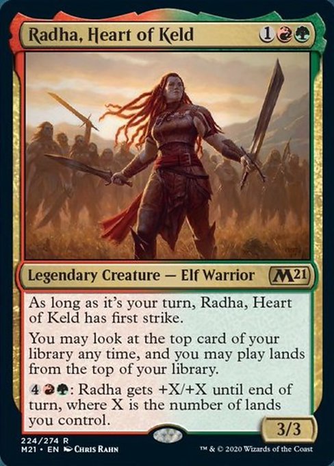 Radha, Heart of Keld [Core Set 2021] | Eastridge Sports Cards & Games