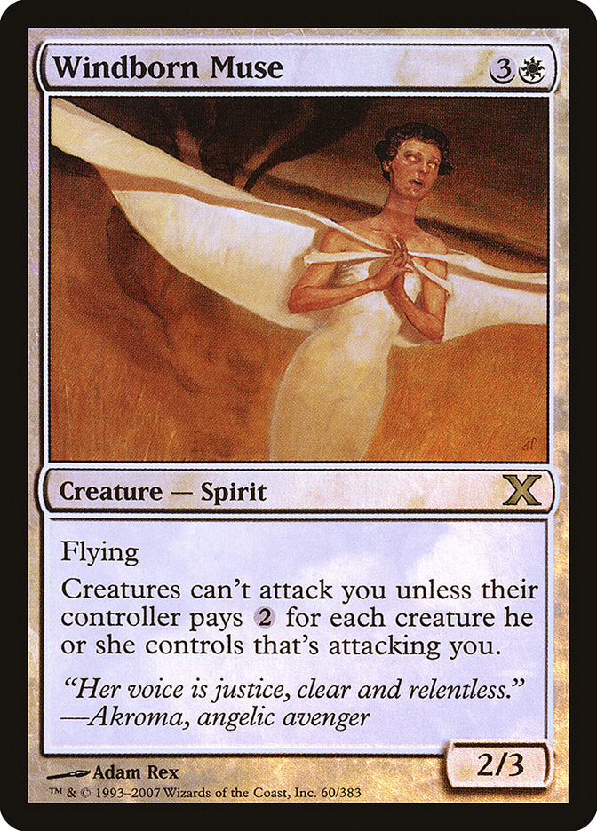 Windborn Muse (Premium Foil) [Tenth Edition] | Eastridge Sports Cards & Games