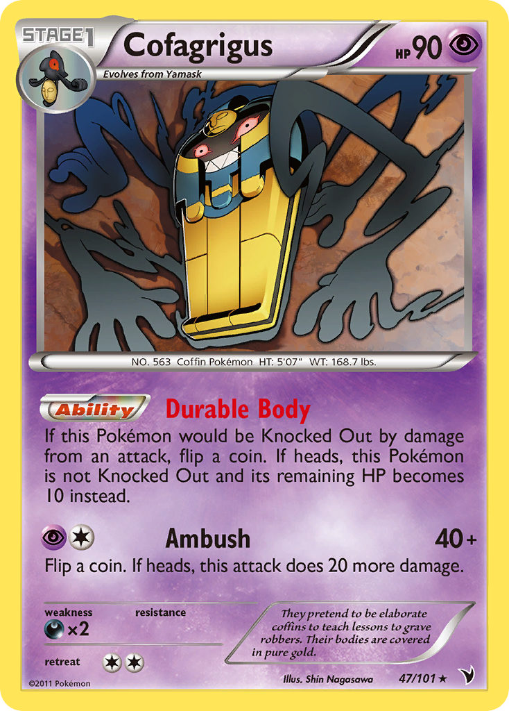 Cofagrigus (47/101) [Black & White: Noble Victories] | Eastridge Sports Cards & Games