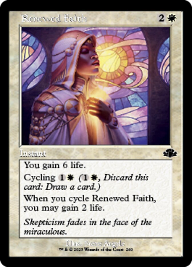 Renewed Faith (Retro) [Dominaria Remastered] | Eastridge Sports Cards & Games