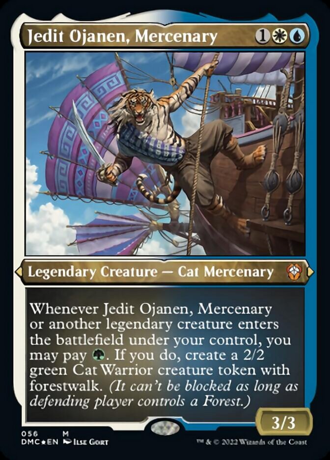 Jedit Ojanen, Mercenary (Foil Etched) [Dominaria United Commander] | Eastridge Sports Cards & Games