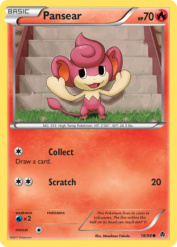 Pansear (18/98) [Black & White: Emerging Powers] | Eastridge Sports Cards & Games