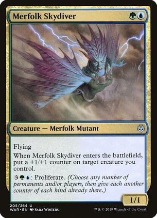 Merfolk Skydiver [War of the Spark] | Eastridge Sports Cards & Games