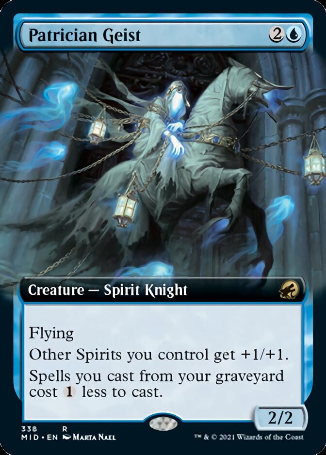 Patrician Geist (Extended) [Innistrad: Midnight Hunt] | Eastridge Sports Cards & Games