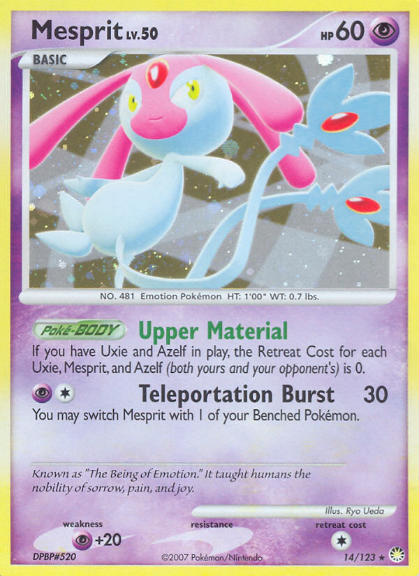 Mesprit (14/123) [Diamond & Pearl: Mysterious Treasures] | Eastridge Sports Cards & Games