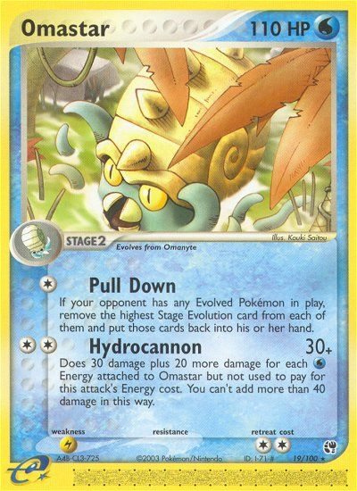 Omastar (19/100) [EX: Sandstorm] | Eastridge Sports Cards & Games