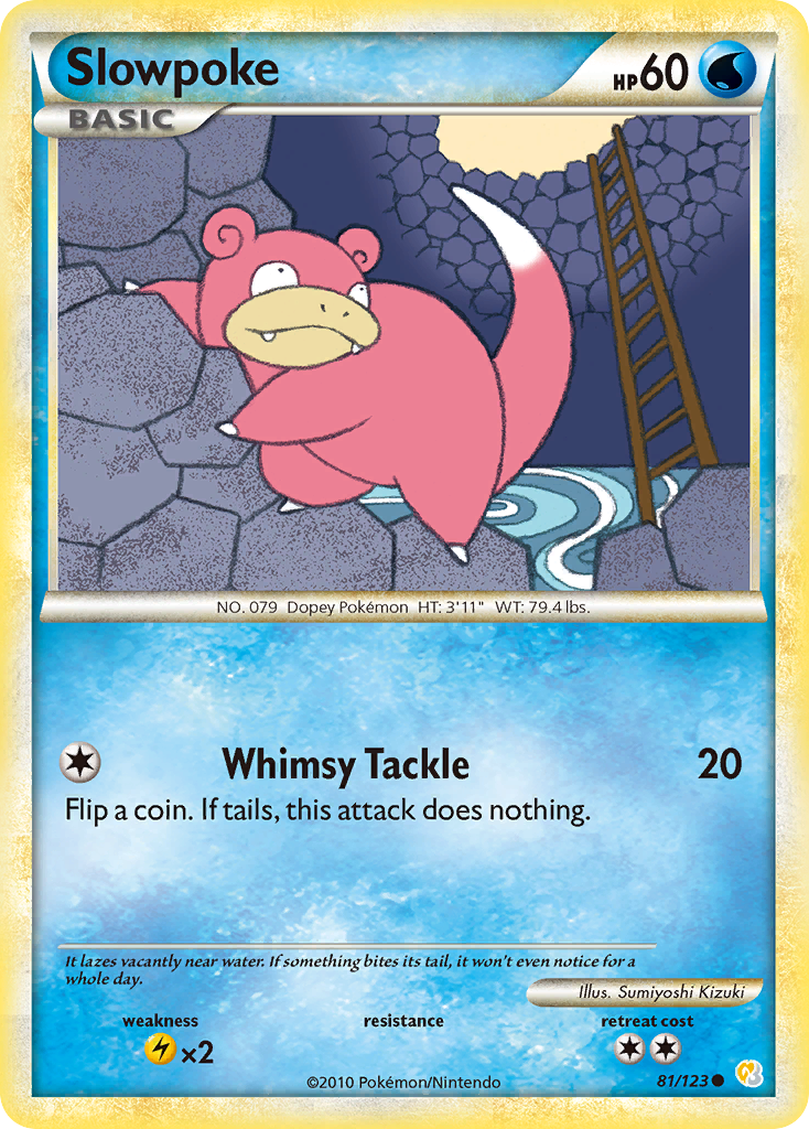 Slowpoke (81/123) [HeartGold & SoulSilver: Base Set] | Eastridge Sports Cards & Games