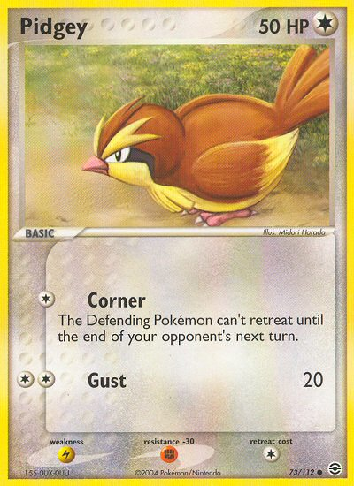 Pidgey (73/112) [EX: FireRed & LeafGreen] | Eastridge Sports Cards & Games