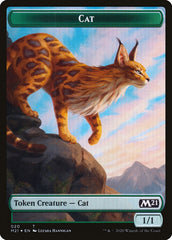 Beast // Cat (020) Double-sided Token [Core Set 2021 Tokens] | Eastridge Sports Cards & Games