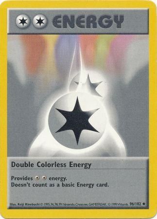 Double Colorless Energy (96/102) [Base Set Shadowless Unlimited] | Eastridge Sports Cards & Games