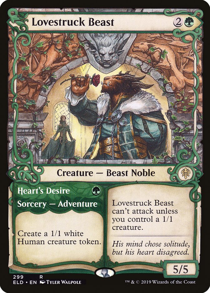 Lovestruck Beast // Heart's Desire (Showcase) [Throne of Eldraine] | Eastridge Sports Cards & Games