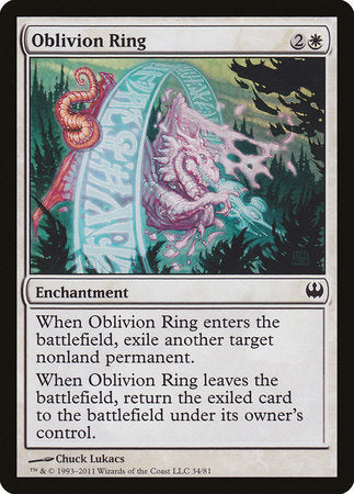 Oblivion Ring [Duel Decks: Knights vs. Dragons] | Eastridge Sports Cards & Games