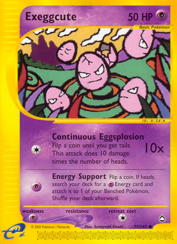 Exeggcute (77/147) [Aquapolis] | Eastridge Sports Cards & Games