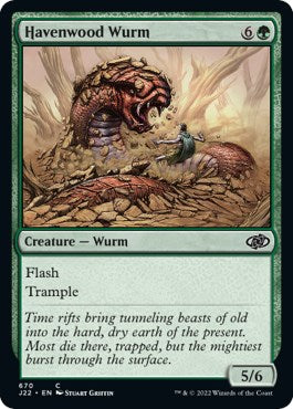 Havenwood Wurm [Jumpstart 2022] | Eastridge Sports Cards & Games