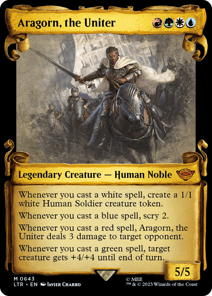 Aragorn, the Uniter [The Lord of the Rings: Tales of Middle-Earth Showcase Scrolls] | Eastridge Sports Cards & Games