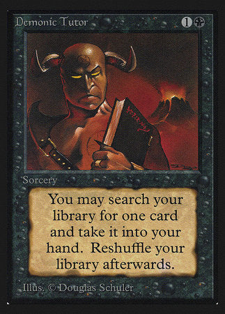 Demonic Tutor (IE) [Intl. Collectors’ Edition] | Eastridge Sports Cards & Games