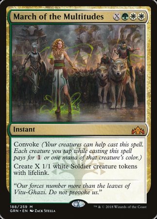 March of the Multitudes [Guilds of Ravnica] | Eastridge Sports Cards & Games