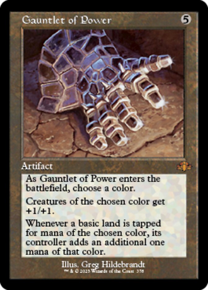 Gauntlet of Power (Retro) [Dominaria Remastered] | Eastridge Sports Cards & Games