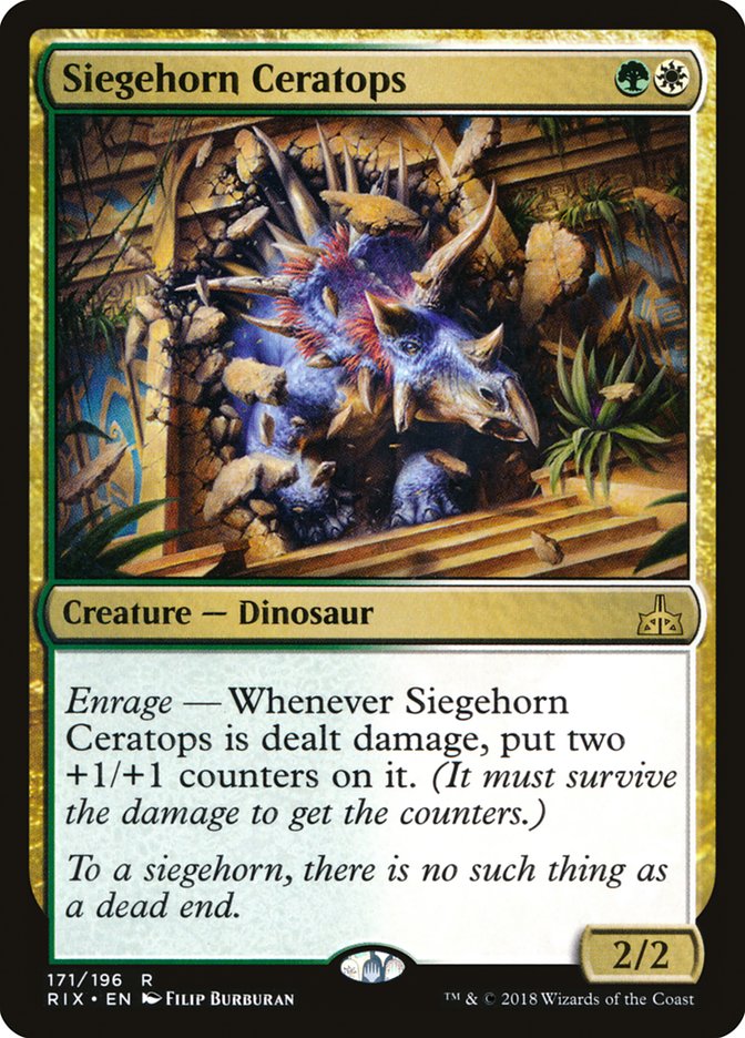 Siegehorn Ceratops [Rivals of Ixalan] | Eastridge Sports Cards & Games
