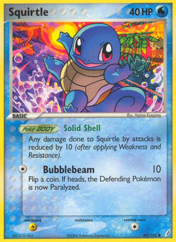 Squirtle (64/100) [EX: Crystal Guardians] | Eastridge Sports Cards & Games