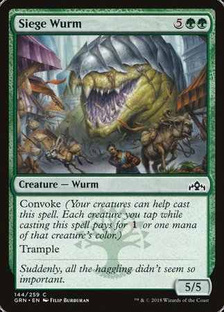 Siege Wurm [Guilds of Ravnica] | Eastridge Sports Cards & Games