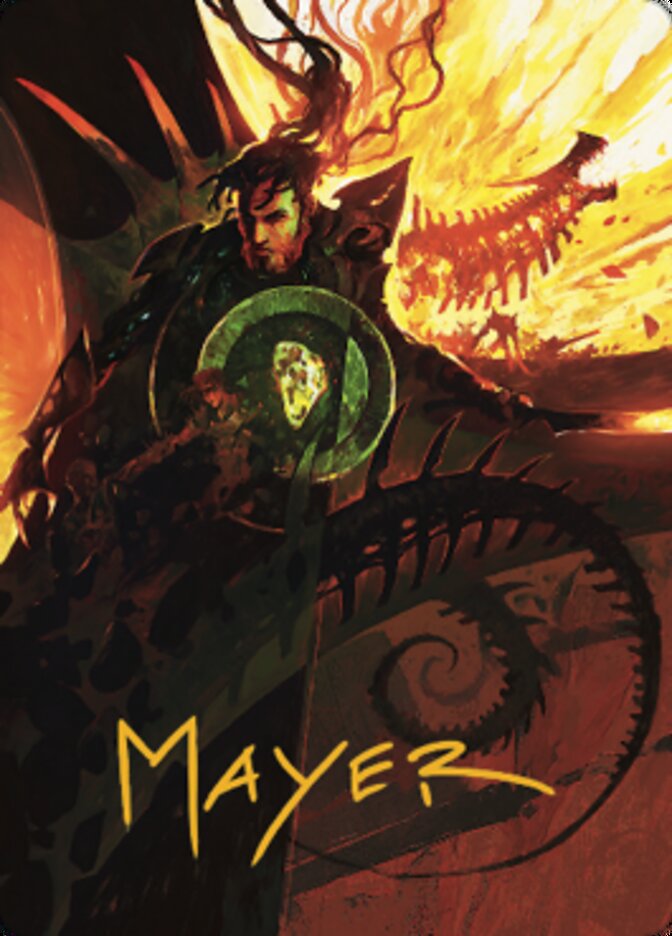 Mishra's Command Art Card (Gold-Stamped Signature) [The Brothers' War Art Series] | Eastridge Sports Cards & Games