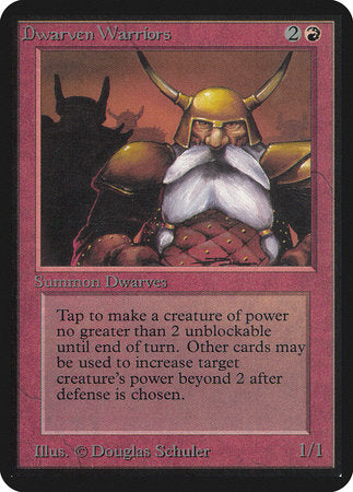 Dwarven Warriors [Limited Edition Alpha] | Eastridge Sports Cards & Games