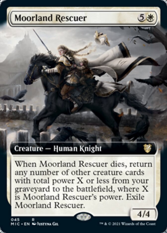 Moorland Rescuer (Extended) [Innistrad: Midnight Hunt Commander] | Eastridge Sports Cards & Games