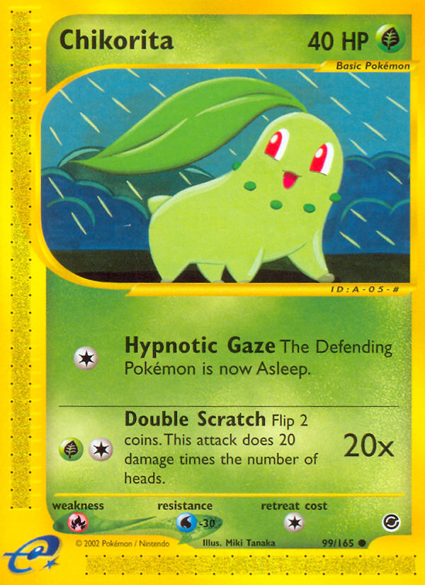 Chikorita (99/165) [Expedition: Base Set] | Eastridge Sports Cards & Games