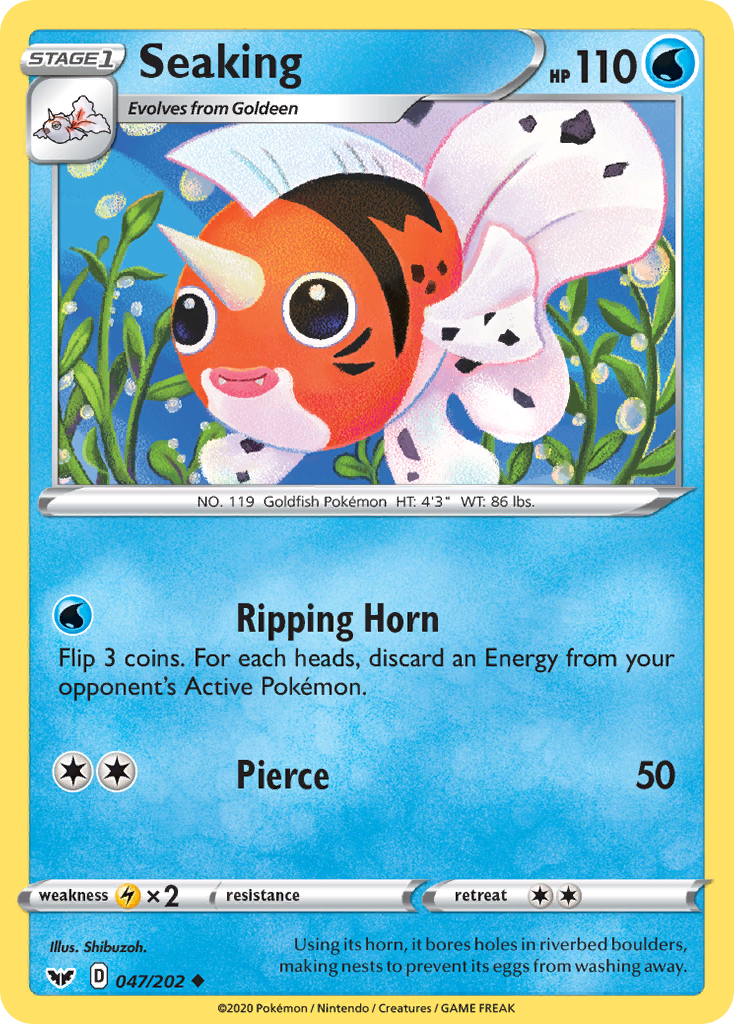 Seaking (047/202) [Sword & Shield: Base Set] | Eastridge Sports Cards & Games