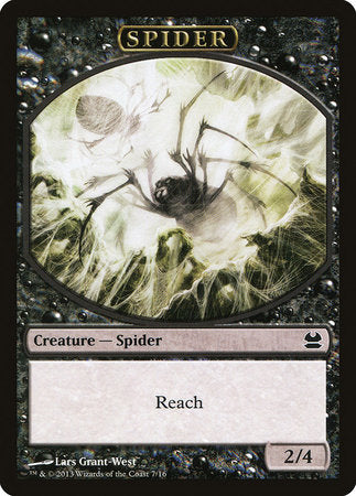 Spider Token (Black) [Modern Masters Tokens] | Eastridge Sports Cards & Games